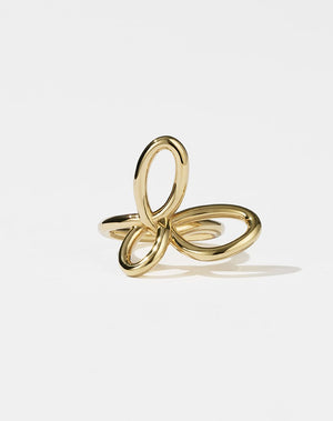 Flower Ring | 23k Gold Plated