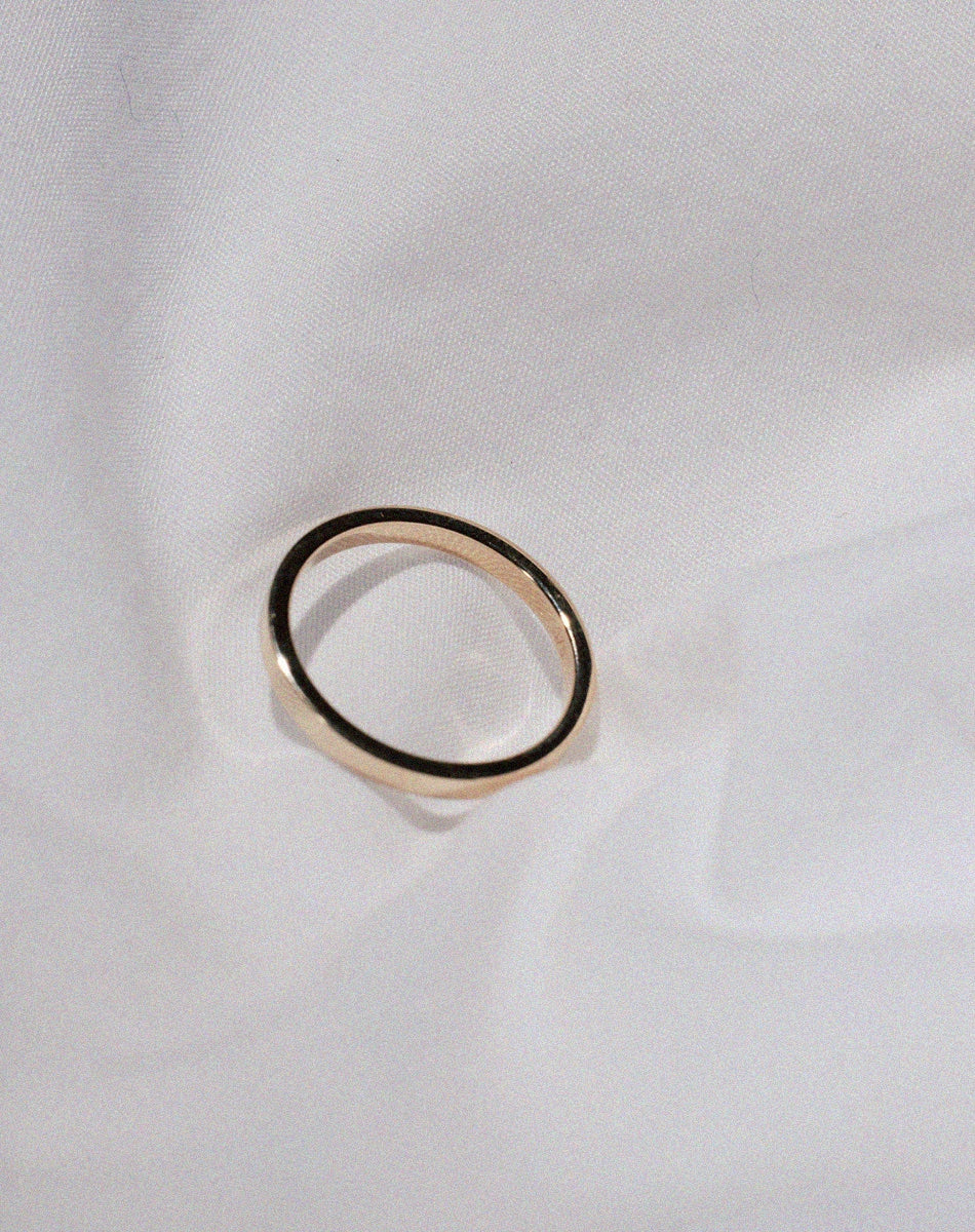 2mm Plain Band | 14ct Yellow Gold