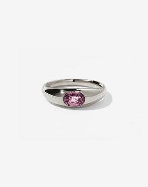 Claude Ring with Stone | Sterling Silver