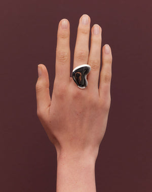 Lava Heart Ring | 9ct Solid Gold