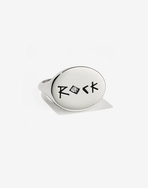 Nell Rock Ring Set | Sterling Silver