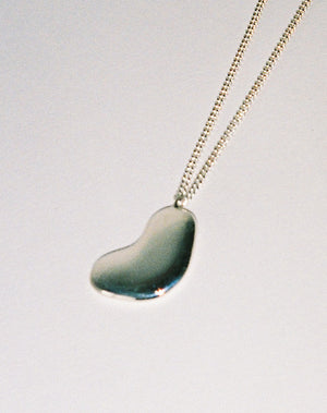 Lava Heart Necklace Large | Sterling Silver