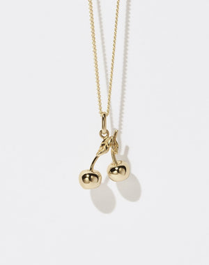 Cherry Charm Necklace | 9ct Solid Gold