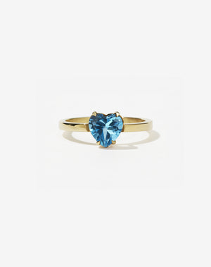 Heart Jewel Ring | 9ct Solid Gold