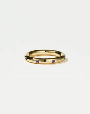 Stoned Band 3mm | 9ct Solid Gold