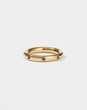 Stoned Band 3.5mm | 9ct Solid Gold