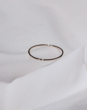 Halo Band 1mm | 18ct Yellow Gold