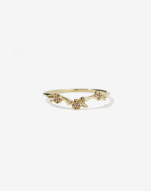 Alba Band Stone Set | 14ct Yellow Gold