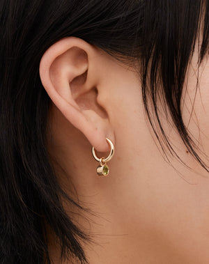 Cosmo Hoop Earrings | 23k Gold Plated