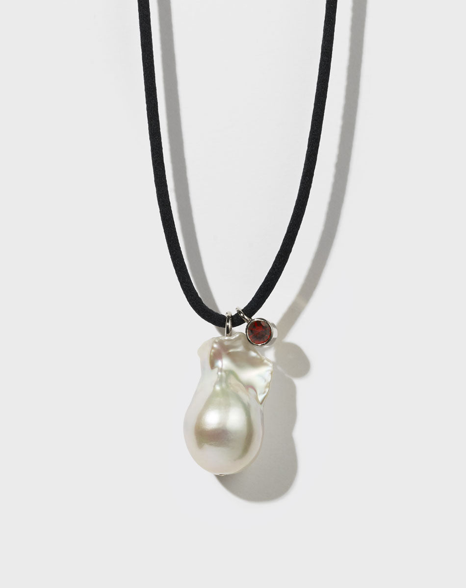Cosmo Pearl & Stone Necklace | Sterling Silver