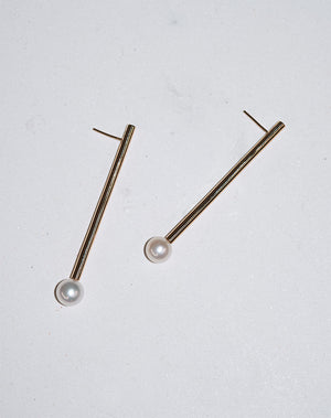 Lunar Drop Earrings | 9ct Solid Gold