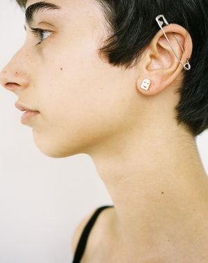 Nell Headstone Stud Earrings | Sterling Silver