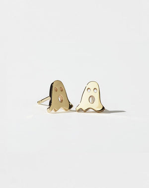 Nell Ghost Stud Earrings | 9ct Solid Gold