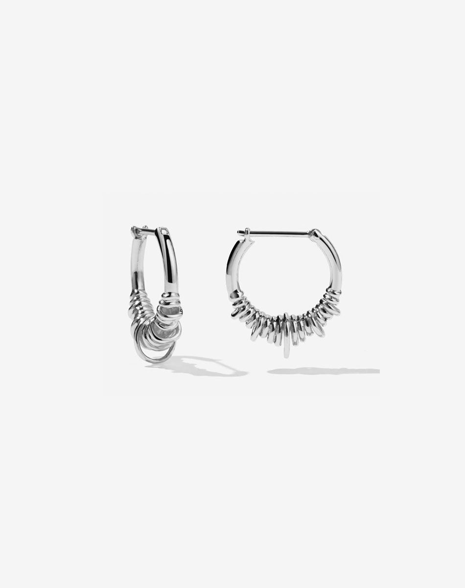 Revival Hoop Earrings Small | Sterling Silver