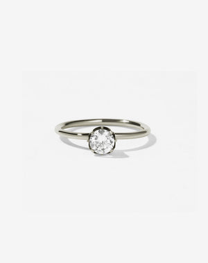 Signature Solitaire Ring | 14ct White Gold