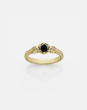 Snake Bite Ring | 18ct Yellow Gold