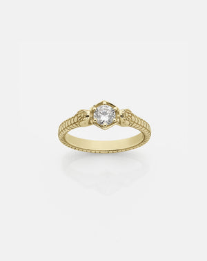 Snake Bite Ring | 18ct Yellow Gold