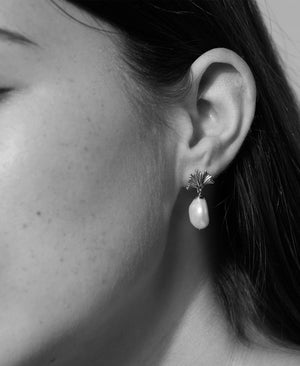 Vita Drop Earrings Small | Sterling Silver