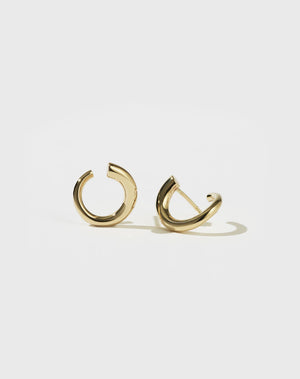 Wave Earrings Small | 9ct Solid Gold