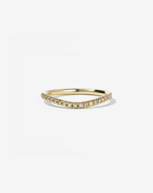 Amelie Band Pave | 14ct Yellow Gold