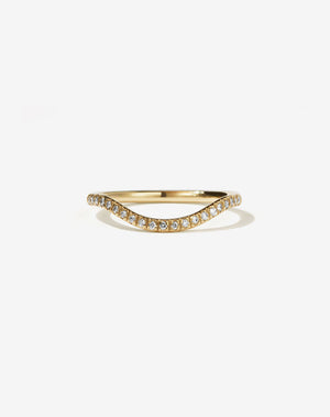 Aphrodite Band Pave | 18ct Yellow Gold