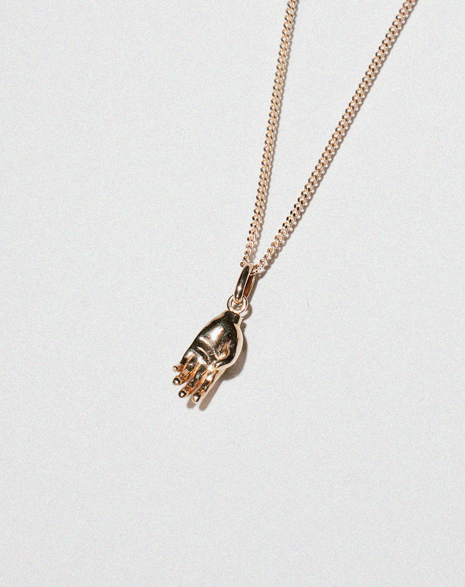 Babelogue Hand Necklace | 9ct Solid Gold