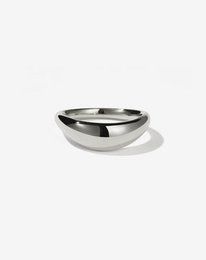 Claude Band Plain | 14ct White Gold