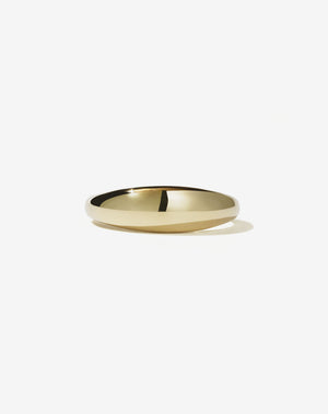 Claude Ring Plain | 23k Gold Plated