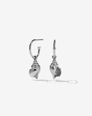Conch Signature Hoops | Sterling Silver