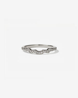 Eternal Band Pave | 9ct White Gold
