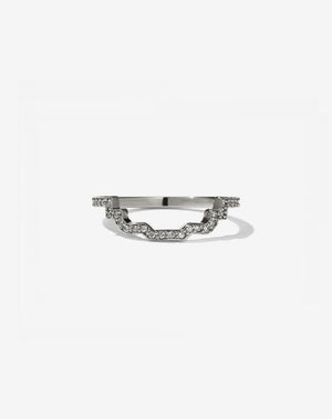 Monroe Band Pave | 18ct White Gold