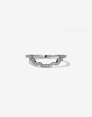 Monroe Band Pave | Platinum