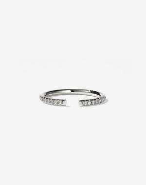 Paloma Band Pave | Platinum