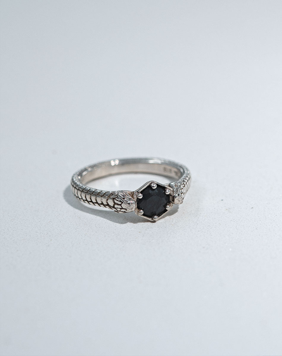 Snake Bite Ring | 18ct White Gold