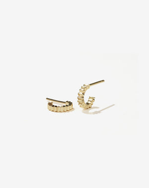 Solaire Hoops Small | 9ct Solid Gold